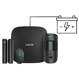 Ajax 4G 12 Volt Hub 2 Starterskit Zwart SMART