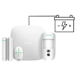 Ajax 4G 12 Volt Hub 2 Starterskit Wit SMART