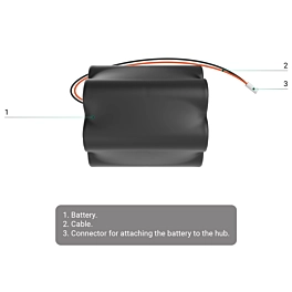 Batterij Ajax Hub BP 7,2V 95AH
